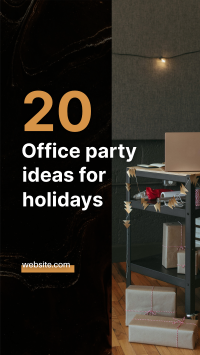 Office Holidays Instagram Story Design