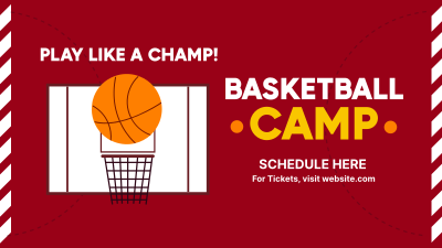 Basketball Camp Facebook event cover Image Preview