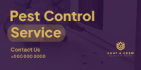 Minimalist Pest Control Twitter post Image Preview