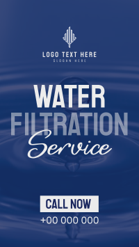 Water Filtration Service Facebook Story Design