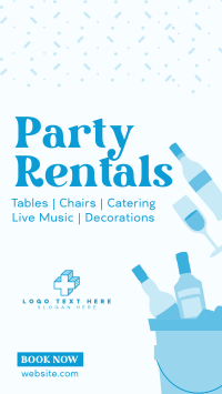 Party Services Facebook Story Design
