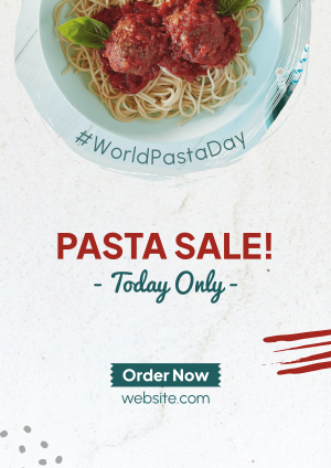 Spaghetti Sale Flyer Image Preview
