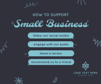 Support Small Business Facebook post Image Preview
