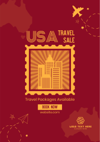 USA Travel Destination Poster Image Preview