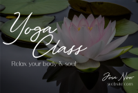 Join Yoga Class Pinterest Cover Design