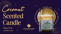 Coconut Scented Candle Animation Preview