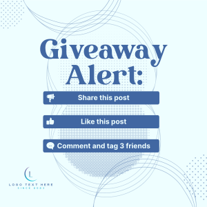 Giveaway Alert Instructions Instagram post Image Preview