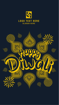 Diwali Festival Greeting TikTok video Image Preview