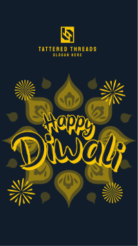 Diwali Festival Greeting TikTok Video Image Preview