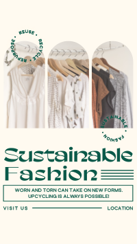 Minimalist Sustainable Fashion Instagram reel Image Preview