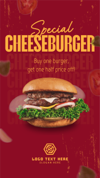 Special Cheeseburger Deal Instagram story Image Preview
