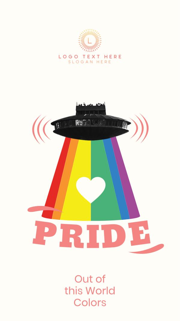 UFO Pride Instagram Story Design Image Preview