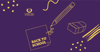 Back to School Note Facebook ad Image Preview
