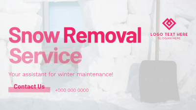 Snow Removal Assistant Facebook event cover Image Preview