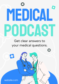 Podcast Medical Poster Image Preview