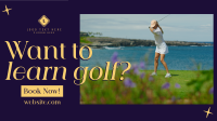 Sophisticated Golf Tournament Facebook event cover Image Preview