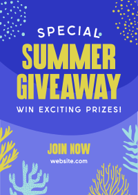 Corals Summer Giveaway Flyer Image Preview