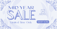 Mid-Year Sale Floral Facebook ad Image Preview