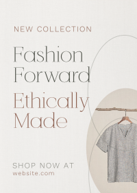 Sustainable Menswear Collection Flyer Design