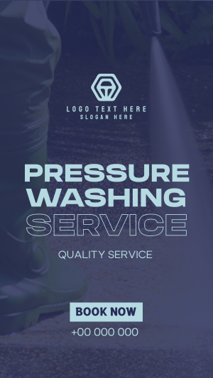 Professional Pressure Wash Instagram story Image Preview