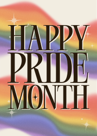 International Pride Month Gradient Flyer Design