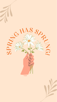 Spring has Sprung YouTube Short Design