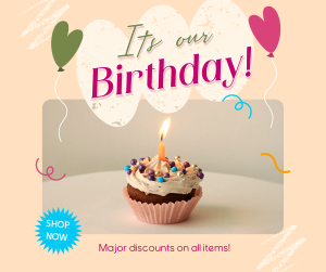 Birthday Business Promo Facebook post Image Preview