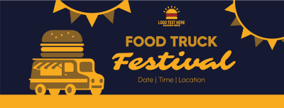 Festive Food Truck Facebook cover Image Preview