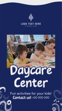 Fun Daycare Center TikTok Video Design