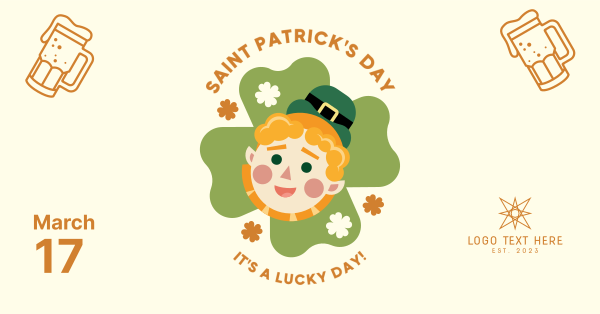 Saint Patrick Lucky Day Facebook Ad Design Image Preview