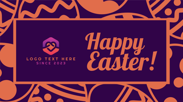 Happy Easter Celebration Facebook Event Cover Design Image Preview