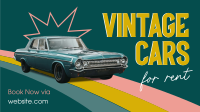 Vintage Car Rental Animation Preview