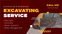 Modern Excavating Service Animation Image Preview