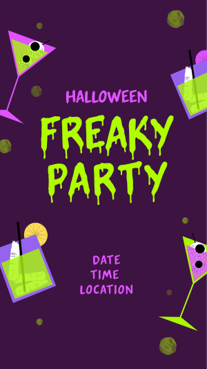 Freaky Party Instagram story Image Preview