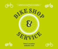 Bike Shop and Service Facebook post Image Preview