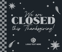 Close In Thanksgiving Facebook Post Design