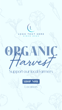 Organic Harvest Instagram story Image Preview