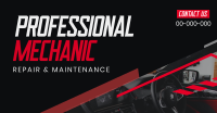 Automotive Professional Mechanic Facebook Ad Design