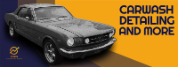 Vintage Carwash Service Facebook Cover Design