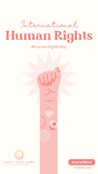 Human Rights Day Instagram story Image Preview