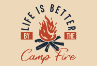 Camp Fire Pinterest Cover Preview