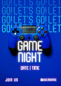 Game Night Console Poster Image Preview