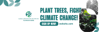 Tree Planting Event Twitter Header Design