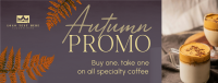 Autumn Coffee Promo Facebook cover Image Preview