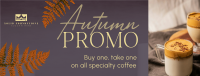 Autumn Coffee Promo Facebook cover Image Preview