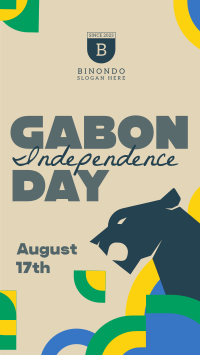 Gabon National Day Instagram reel Image Preview