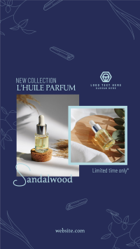 Natural Oil Perfume Instagram Story Design