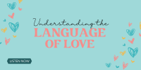Language of Love Twitter Post Design