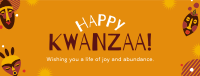 Kwanzaa Mask Facebook cover Image Preview