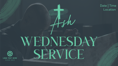 Ash Wednesday Volunteer Service Facebook event cover Image Preview